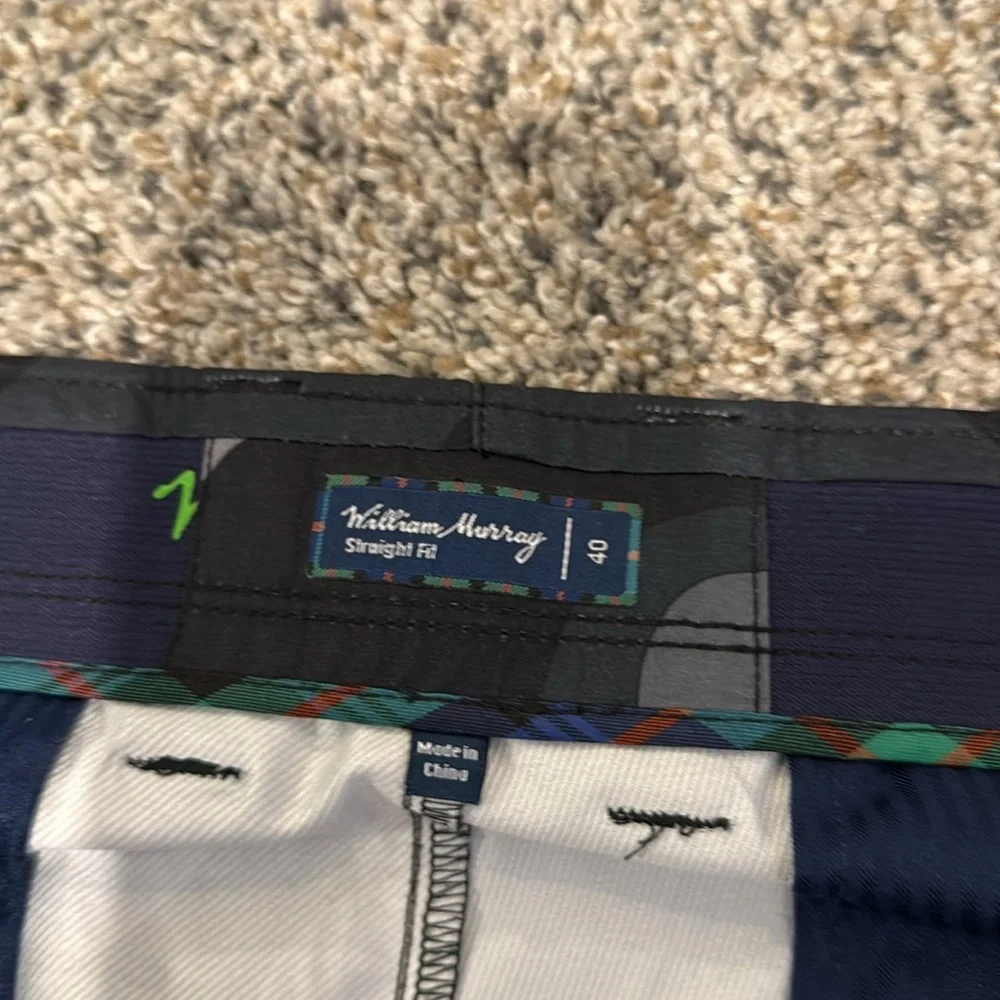 William Murray Bunker Camo Golf Novelty Pants Size 40